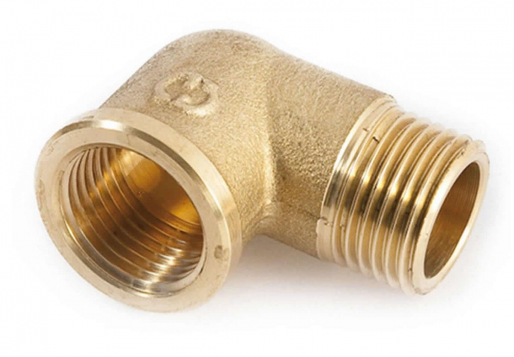 Колено латунное вн. - нар. TIM