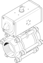VZBA-3-GG-63-T-22-F0710-V4V4T-PP180-R-9 Шаровой кран с приводом