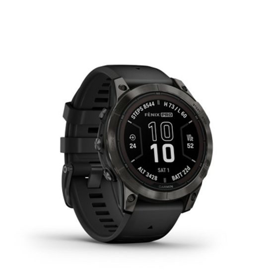 Часы Garmin Fenix 7 Pro - Sapphire Solar Edition, Carbon Gray 010-02777-11