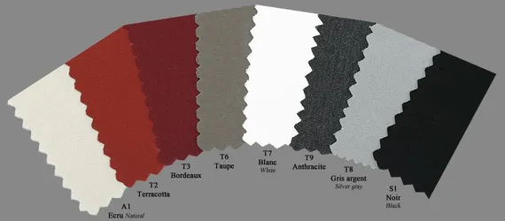 Зонт для кафе профессиональный с воланом Galileo Maxi Dark, 400х400 см