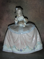 Статуэтка. Фарфор. Девочка Пилар со щенком. Lladro. Испания