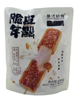 Китайские токпокки с соусом и приправой