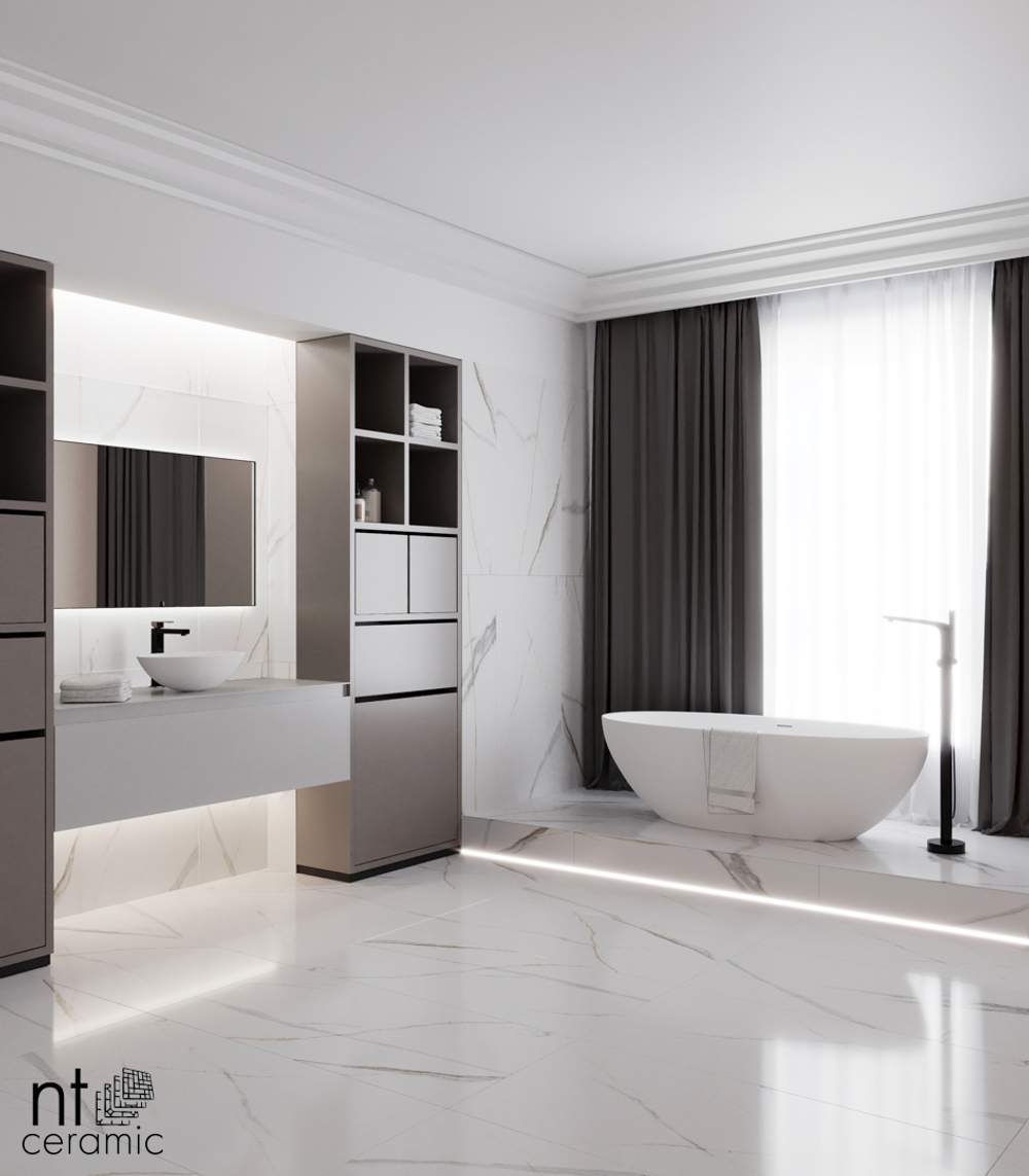 Керамогранит Maritaca Statuario Ultra White NTT99513M 600*1200мм полированная