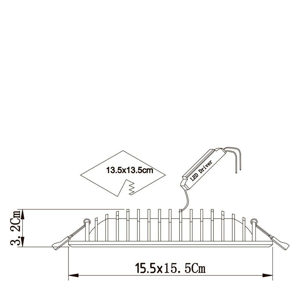 Точечный встраиваемый светильник Arte Lamp