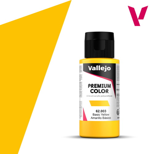 Premium color 60ml - Basic Yellow