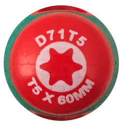 D71T5 Отвертка стержневая TORX® ANTI-SLIP GRIP, T5x60