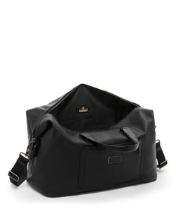 Сумка дорожная кожаная Nelson/Black bombe