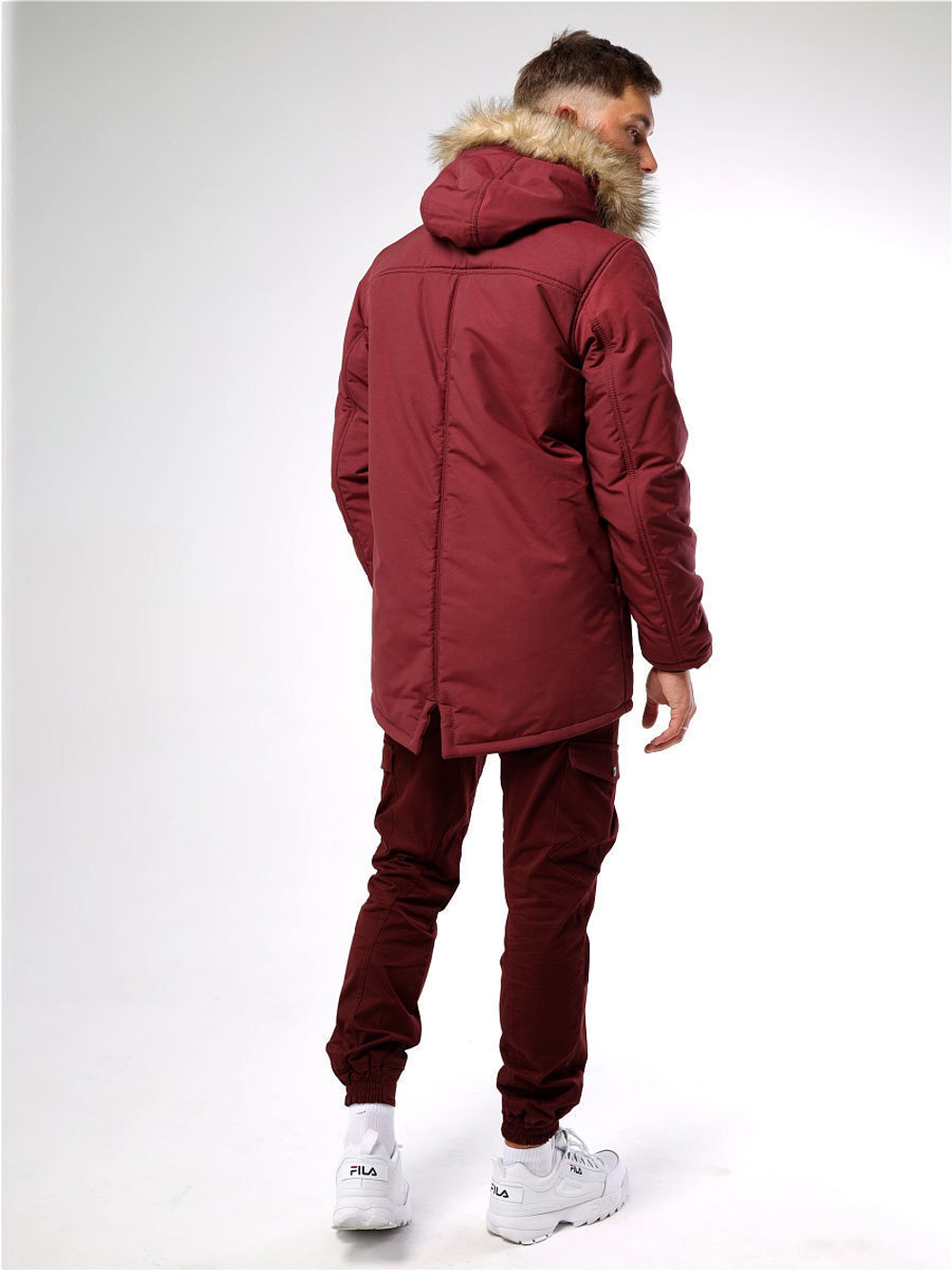 Парка Север зимняя Город Горький бордовая