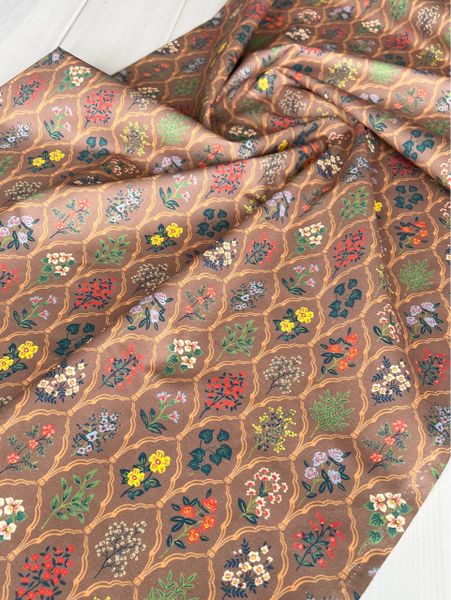 ЦВЕТОЧНЫЙ АРАБЕСК, 100% хлопок Handmade Fabrics 3