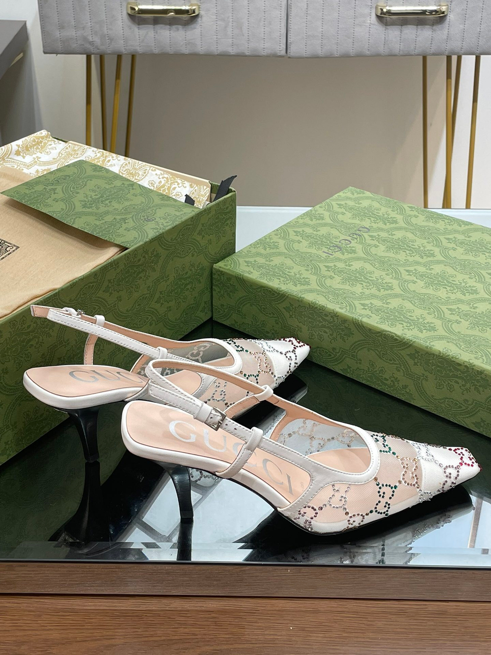 Gucci GG Slingback Pump 7.5 cm