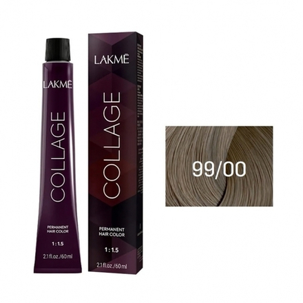 Lakme Collage Крем-краска для волос, 99/00 Светлый блондин интенсивный, 60 мл