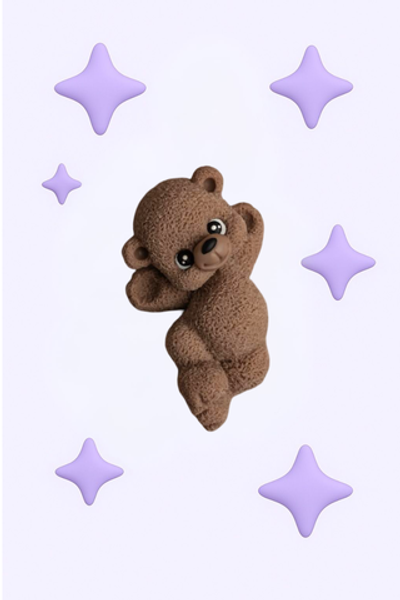 Фигурка из шоколада Медвежонок, 4*6*2,5 см