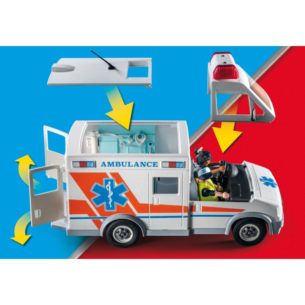 Playmobil - City Action Ambulance Машина скорой помощи со светом и звуком 71232 / артикул   71232  / GTIN 4008789712325