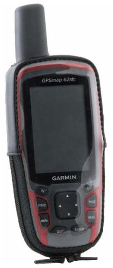 Garmin GPSMAP 64 / 62 чехол натуральная кожа, зажим с окном для зарядки (02-112)