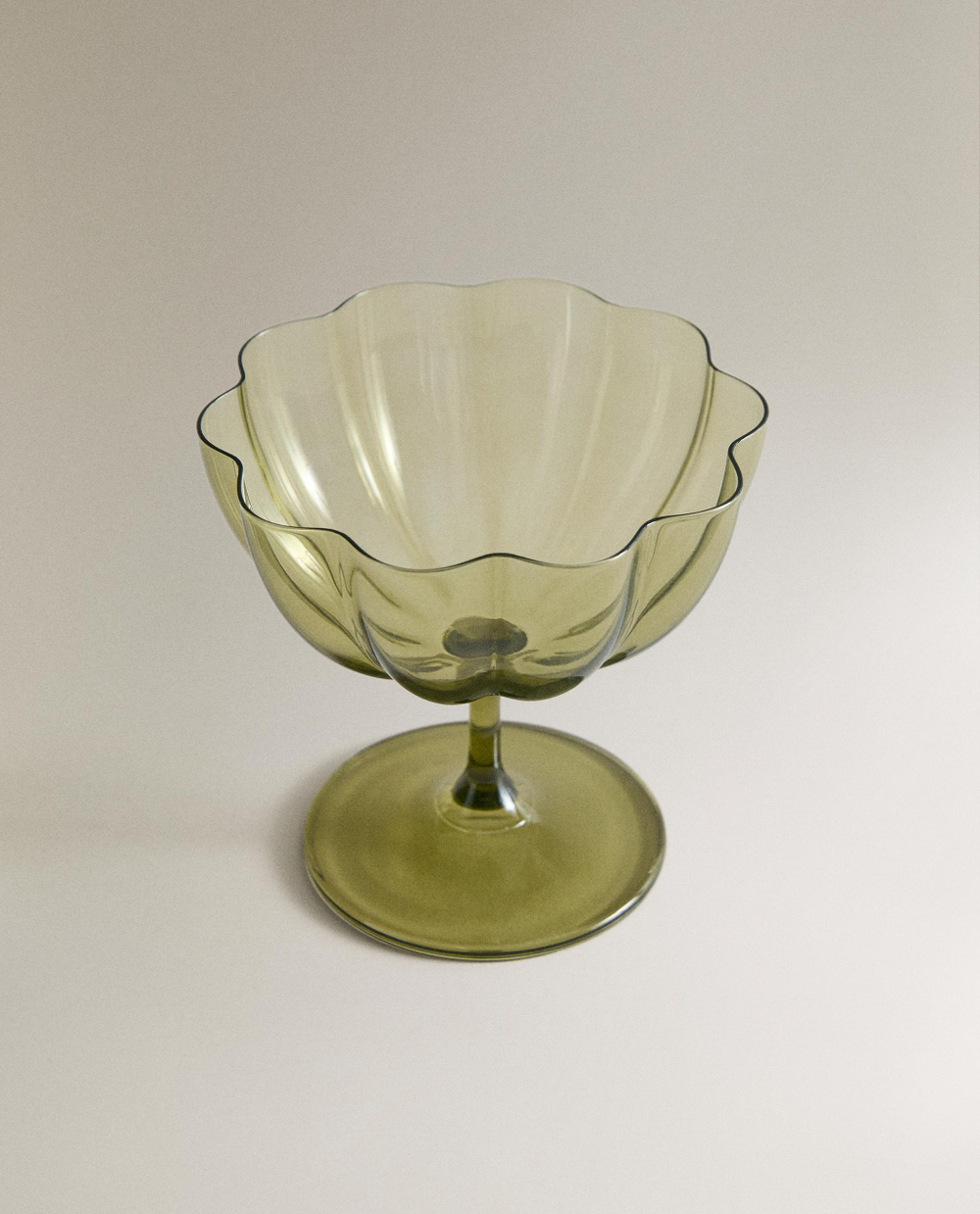 Zara Home миска из стекла, цвет синий, 10.6 см