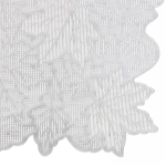 Салфетка на стол 30*45см «Кленовый лист» белая