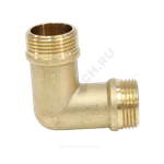 Угольник латунь Ду 15 (1/2") НР/НР VALFEX VF.093.L.012
