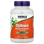 NOW Foods, Травяной экстракт оджибве, 450 мг, 180 растительных капсул