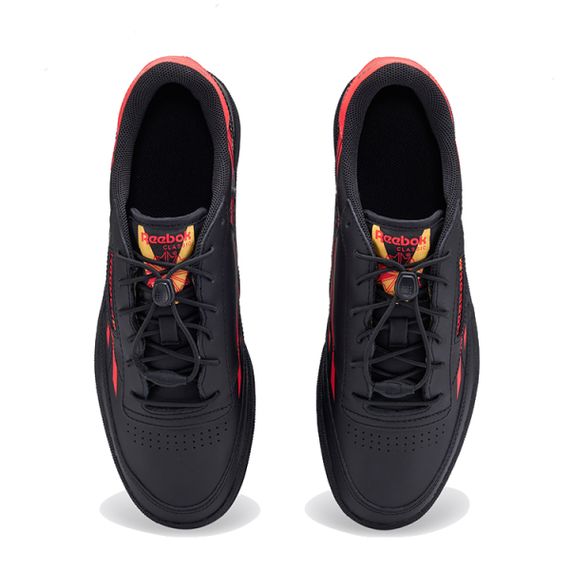 Кроссовки reebok Club C Series для скейтборда Самые низкие Черно-красные мужские