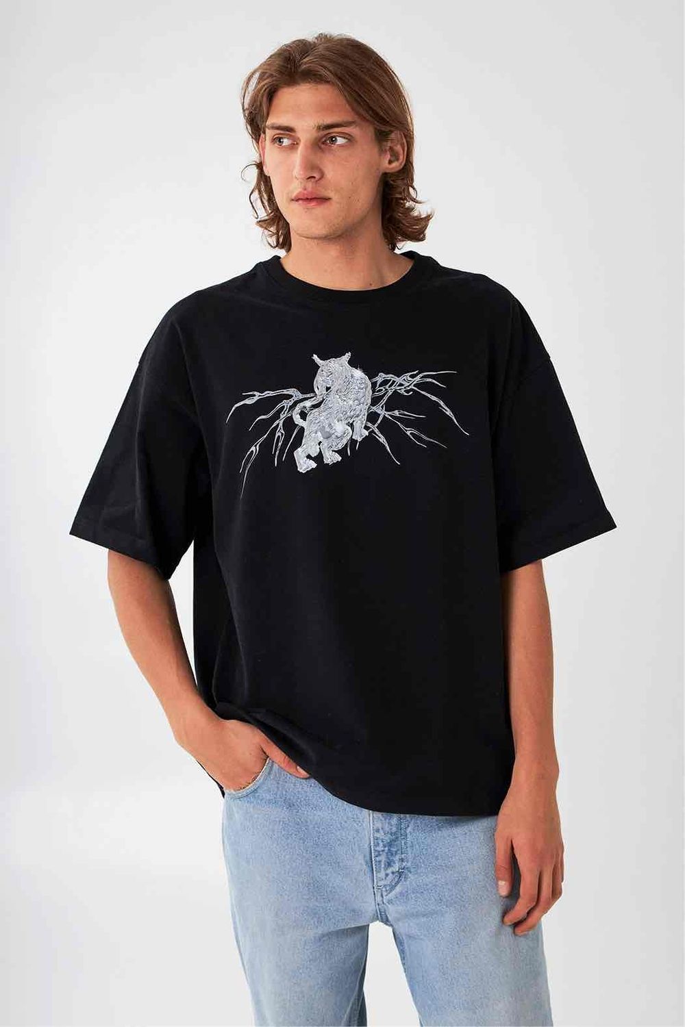 Футболка HELGI INGVARR Арысь-Поле Черная