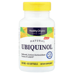 Healthy Origins, натуральный убихинол, 100 мг, 60 капсул