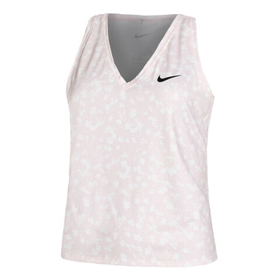 Женская теннисная майка Nike Dri-Fit Victory Printed Tank Top Women - Pink, Black
