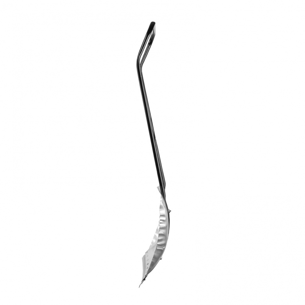 Движок для уборки снега оцинкованный, 750х420х1120 мм, усиленный, стальная рукоятка,Россия, Сибртех