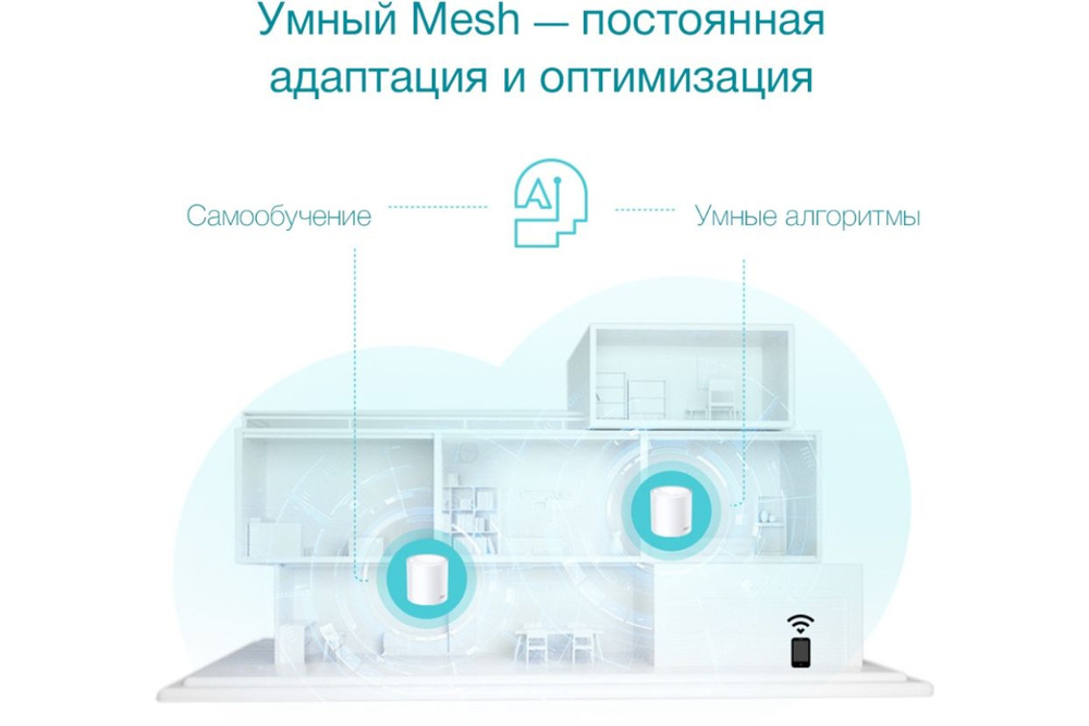 Wi-Fi Mesh система TP-Link Deco X50 (3 устройства), белый