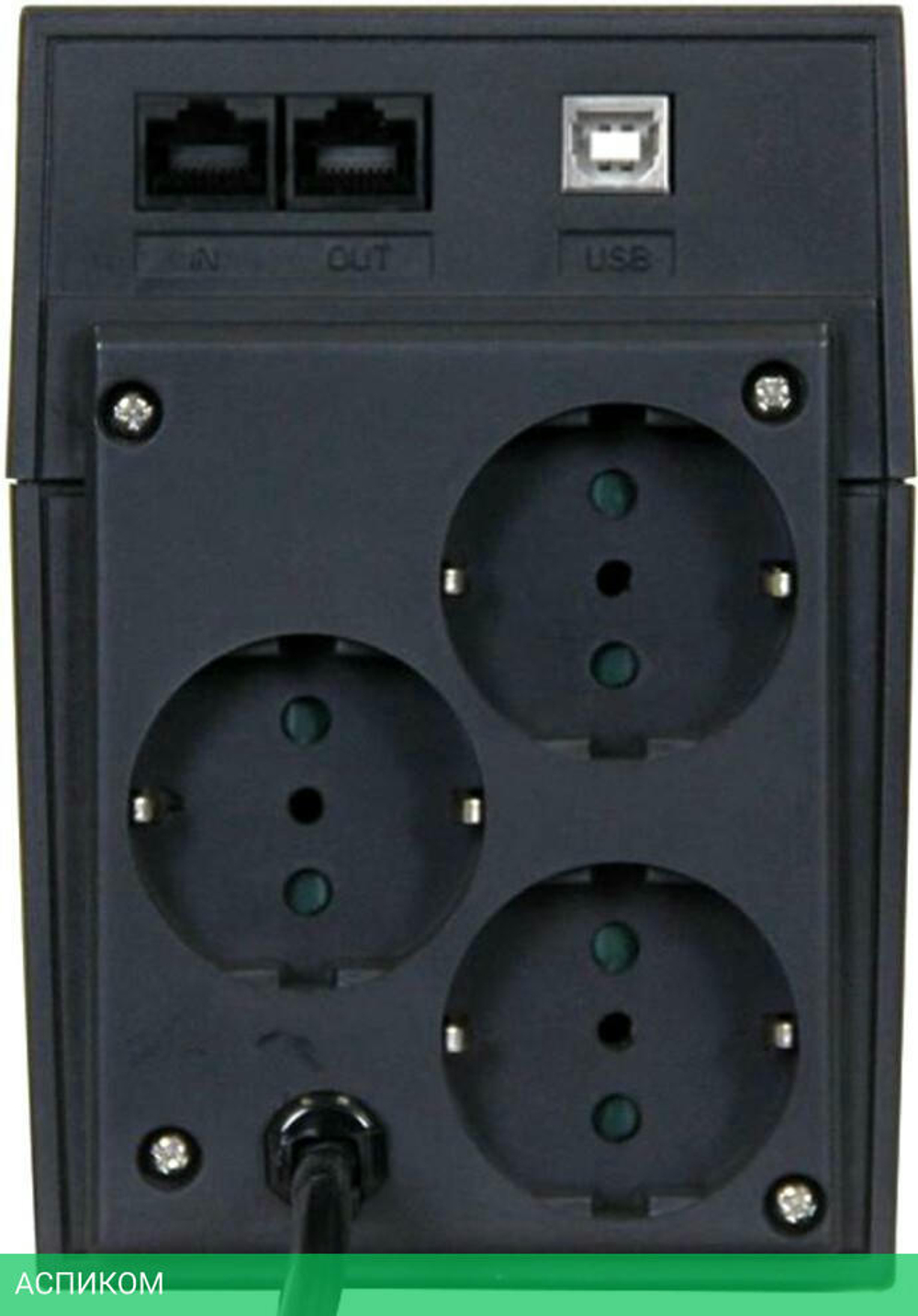 Источник бесперебойного питания Powercom Raptor Euro (RPT-800AP)