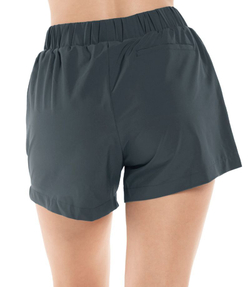 Женские теннисные шорты Lucky in Love Tech Performance High Road Short - Gray