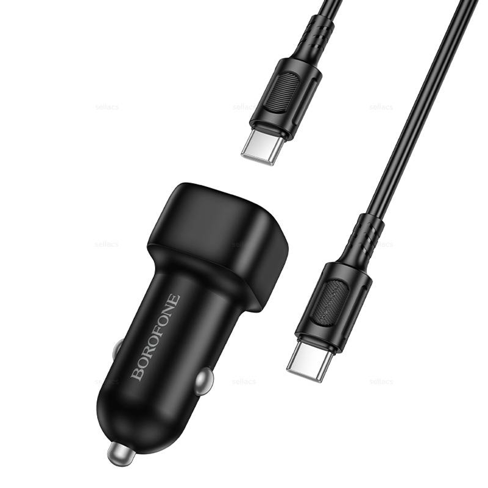 Автомобильное зарядное устройство для Type-C Borofone BZ34B PD38W QC3.0 (black)