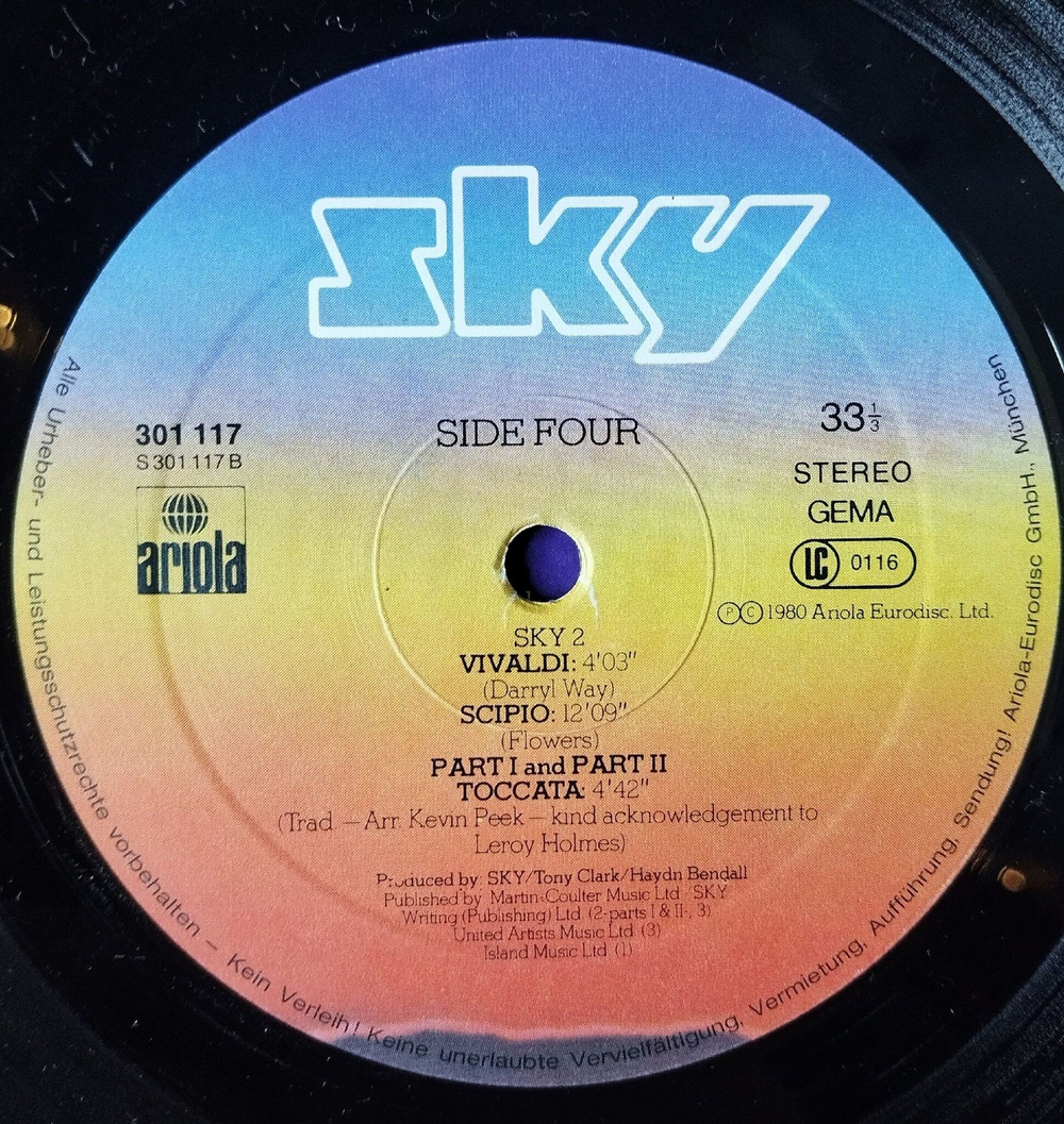 Винтажная виниловая пластинка LP Sky 2 (Germany 1980) Sahara