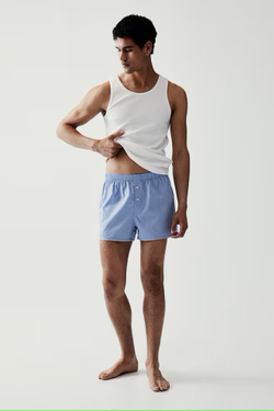 H&M Набор трусов-боксеров ( 5 шт.), светло-голубой