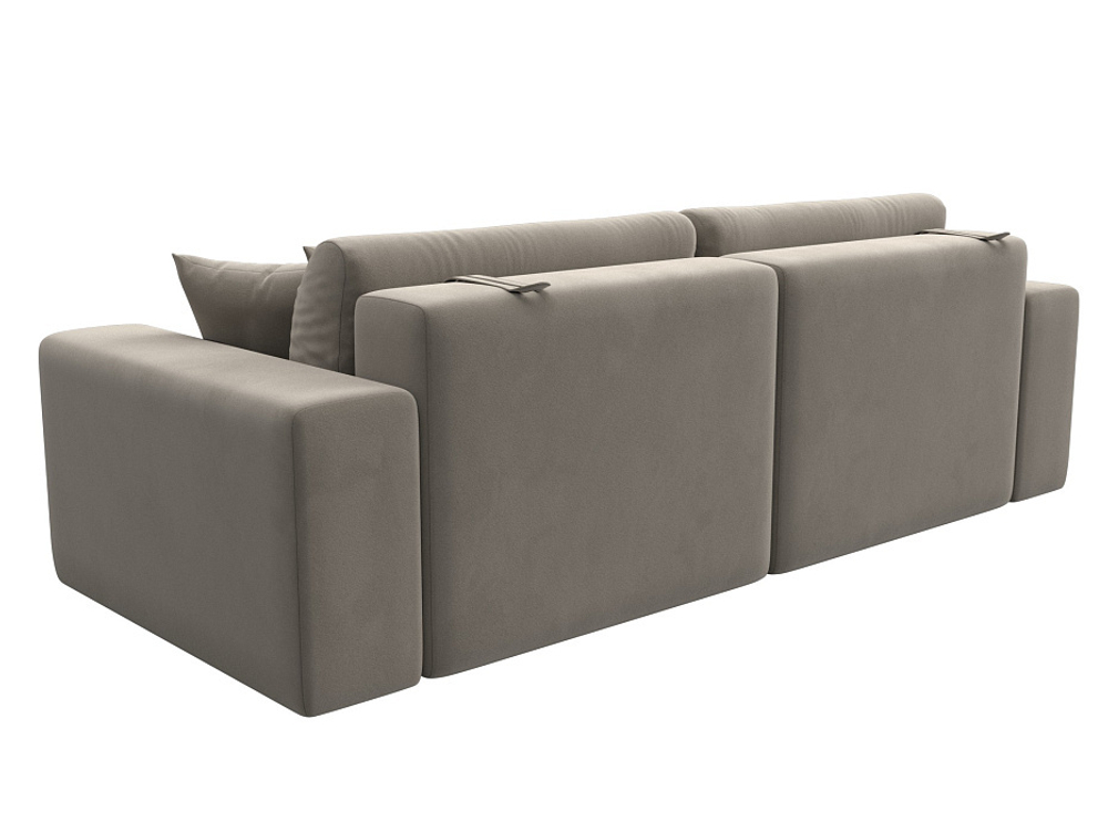 Диван прямой Лига-036 НПБ Классик МИКРОВЕЛЬВЕТ Бежевый