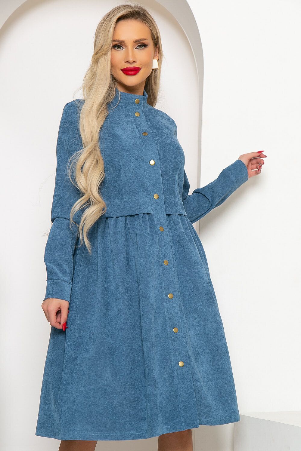 Платье "Муза" (джинс) П4118 LT Collection (Акция)