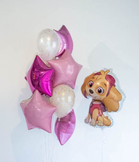 Композиция из гелиевых шаров Скай