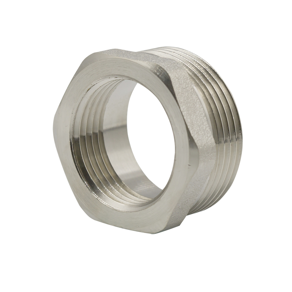 Футорка 1'' - 3/4'' нар/вн никель