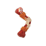 Игрушка M-PETS Карнивор кость бумеранг, со вкусом бекона, для собак, цвет красный, 17.8x9.3x4.1 см