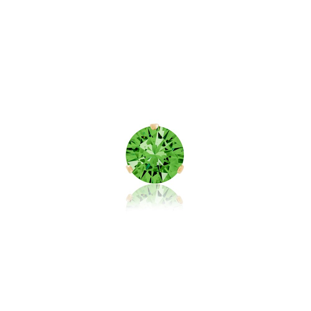 3-Prong-set gem tops with Precious stone