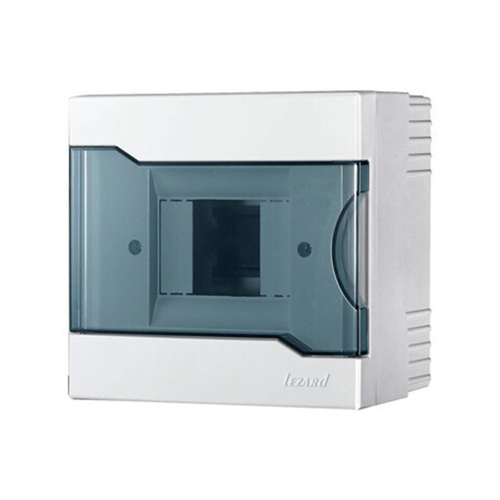 Щиток распределительный навесной Lezard ЩРН-П-4, 4 модуля, IP40, пластиковый, белый