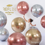 Шар 24" хром серебро, (Зеркальные шары) / Reflex Silver 981