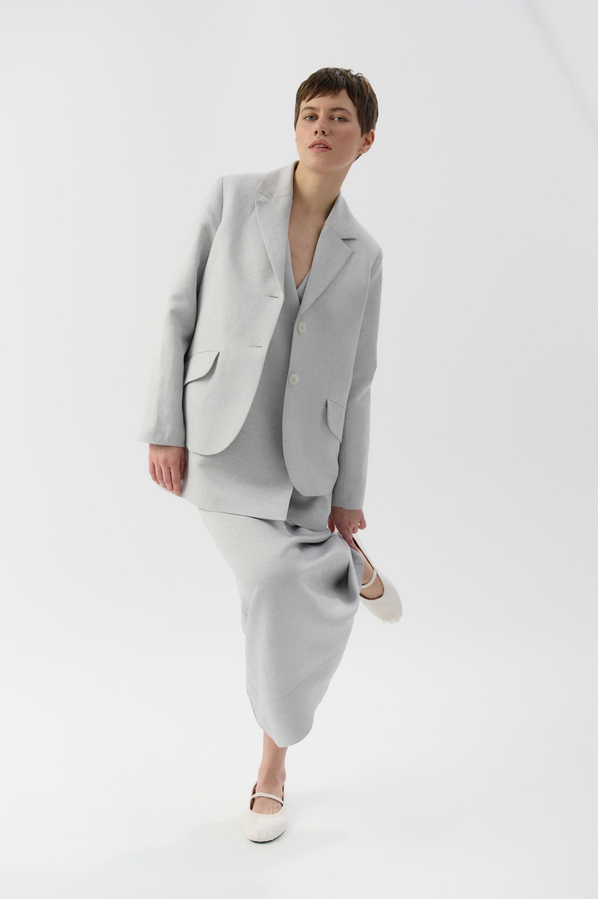 Пиджак Preston silver