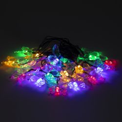 Садовая гирлянда ЭРА ERASF22-15 на солнечной батарее Бабочки 20 LED 5,8 метра | Садовые декоративные светильники