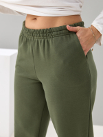 Костюм с брюками КБфп-584/принт-хаки-п