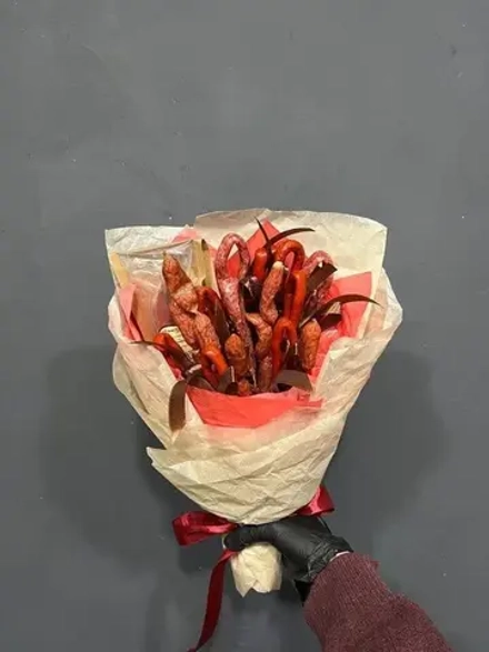 Колбасный букет для мужчины