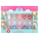 SuncoatGirl, Набор лаков для ногтей на водной основе, Flare & Fancy, 10 штук