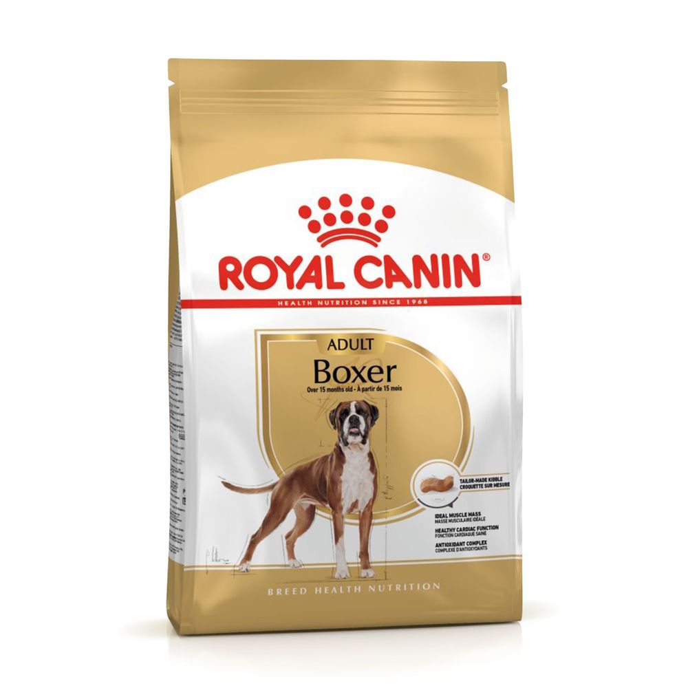 Сухой корм Royal Canin Boxer Adult для взрослых и стареющих собак породы боксер от 15 месяцев