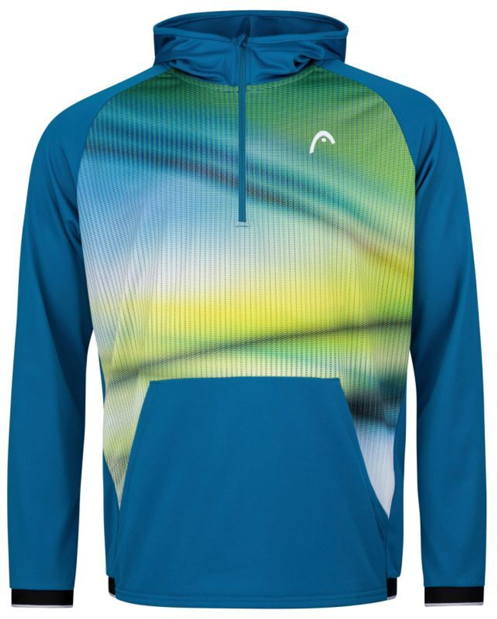 Мужская кофта теннисная Head Power Hoodie M - blue/print vision