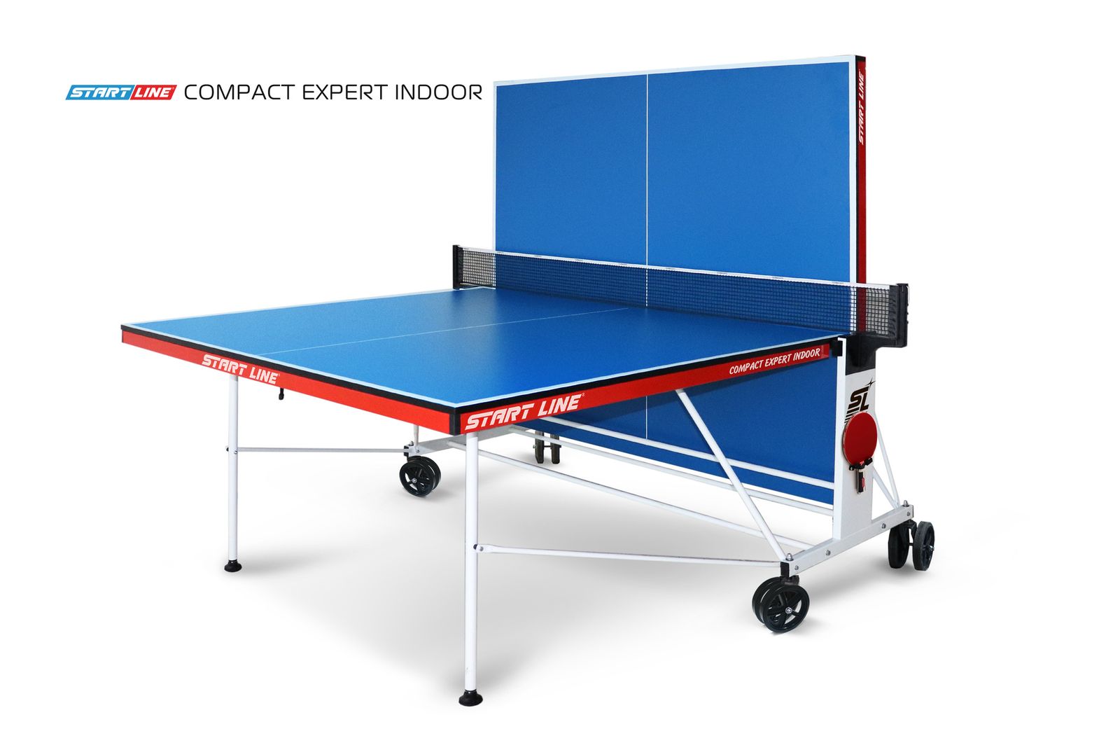 Стол теннисный Start line Compact EXPERT indoor BLUE фото №9