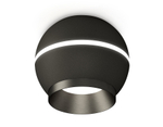 XS1102010 SBK/PBK черный песок/черный полированный MR16 GU5.3 LED 3W 4200K (C1102, N7031)
